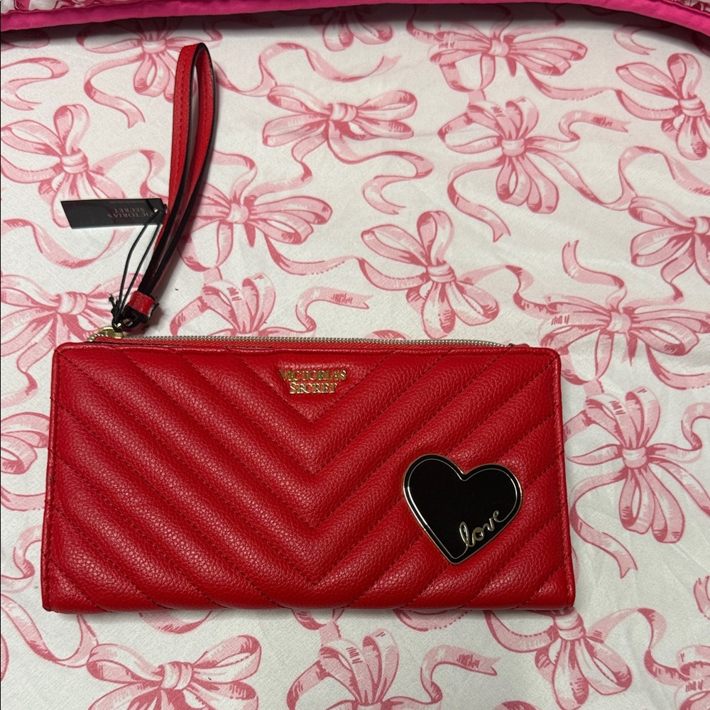 Victoria’s Secret Red Wristlet Clutch